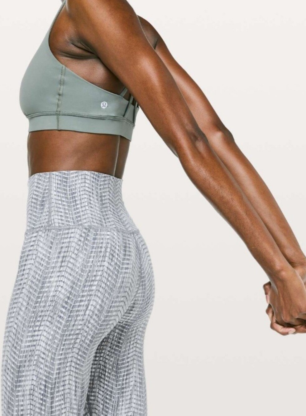 Lululemon Women 10 Wunder Under Crop (High-Rise) *Full-On Luon 21"Luon